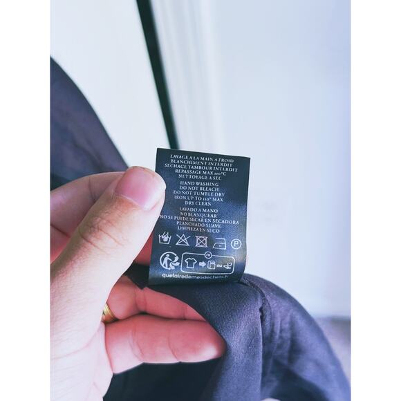 Soeur Susie Silk Kimono Belted Wrap Dress Black Small Luxury Lagenlook Designer - Picture 11 of 11